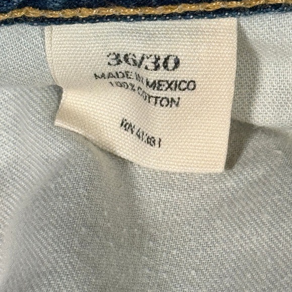 Ralph Lauren Jeans‎ Mens 36x30 (Actual 38x31) Blue Slim Straight 018 - Picture 13 of 15